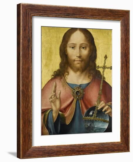 Salvator Mundi-Joos Van Cleve-Framed Giclee Print