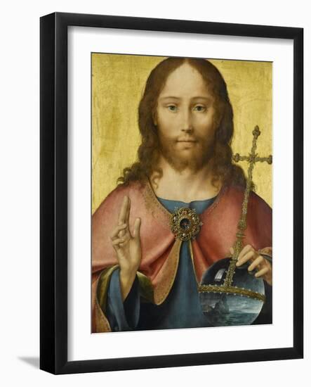 Salvator Mundi-Joos Van Cleve-Framed Giclee Print