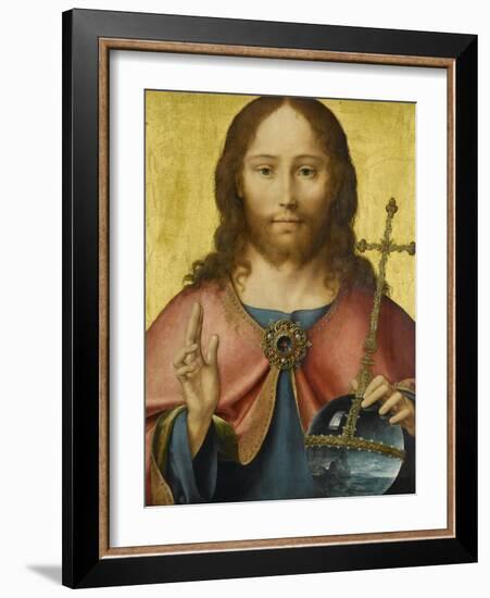 Salvator Mundi-Joos Van Cleve-Framed Giclee Print