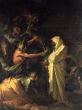 Jacob Wrestling with the Angel-Salvator Rosa-Framed Giclee Print