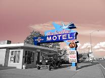 Vintage Motel Sign in America-Salvatore Elia-Photographic Print