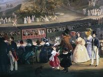 Inauguration of the Naples - Portici Railway, 1839-Salvatore Fergola-Framed Giclee Print