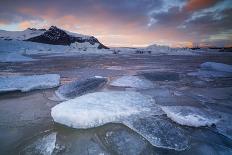 Iceland, Austurland , Ice Formation in a Frozen Pond Near Jokulsarlon-Salvo Orlando-Photographic Print