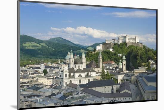 Salzburg City Historic Center with Cathedral-Peter Hermes Furian-Mounted Photographic Print