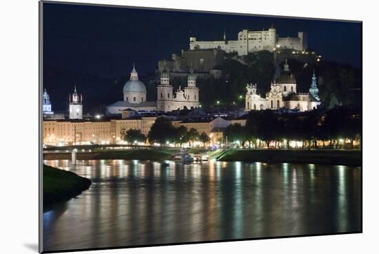 Salzburg Night-Charles Bowman-Mounted Photographic Print