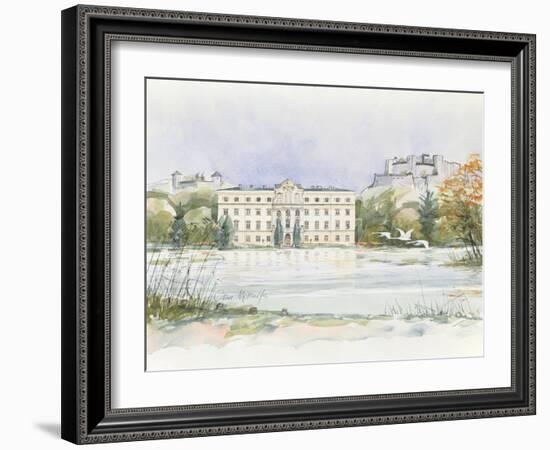 Salzburg Sound of Music-Clive Metcalfe-Framed Giclee Print