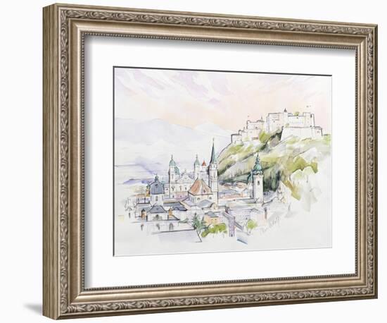 Salzburg Sunrise-Clive Metcalfe-Framed Giclee Print