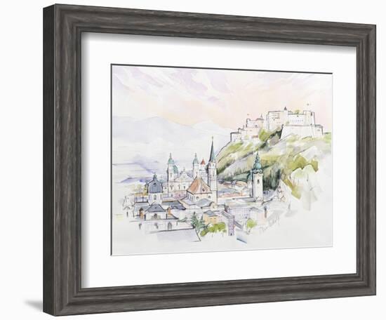 Salzburg Sunrise-Clive Metcalfe-Framed Giclee Print