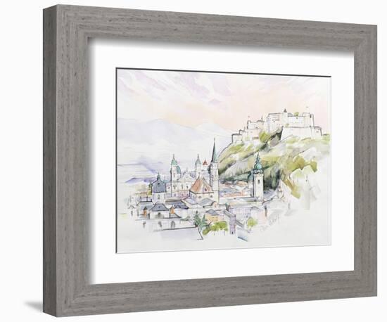 Salzburg Sunrise-Clive Metcalfe-Framed Giclee Print