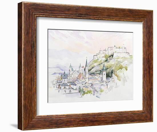 Salzburg Sunrise-Clive Metcalfe-Framed Giclee Print