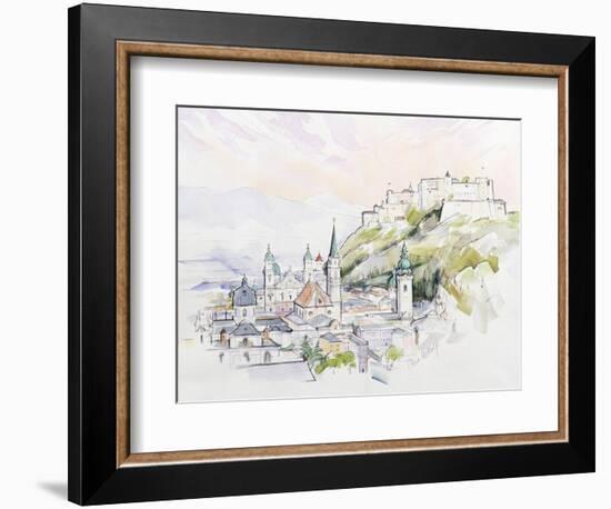 Salzburg Sunrise-Clive Metcalfe-Framed Giclee Print