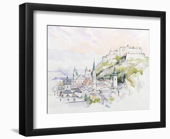 Salzburg Sunrise-Clive Metcalfe-Framed Giclee Print