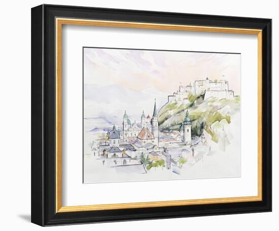 Salzburg Sunrise-Clive Metcalfe-Framed Giclee Print