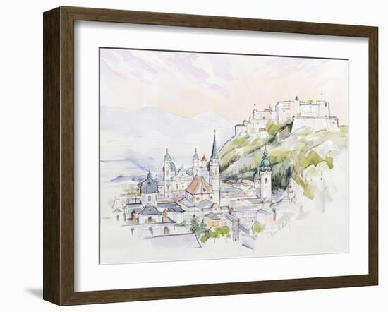 Salzburg Sunrise-Clive Metcalfe-Framed Giclee Print