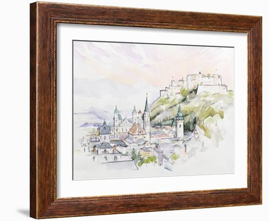 Salzburg Sunrise-Clive Metcalfe-Framed Giclee Print