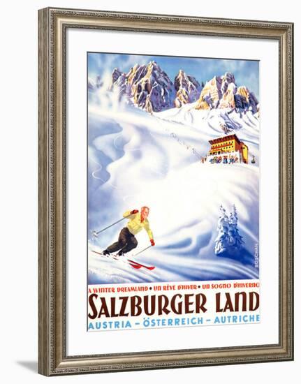 Salzburger Land-Unknown Unknown-Framed Giclee Print