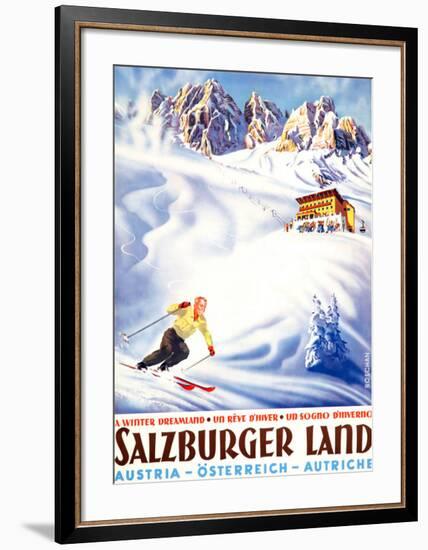 Salzburger Land-Unknown Unknown-Framed Giclee Print