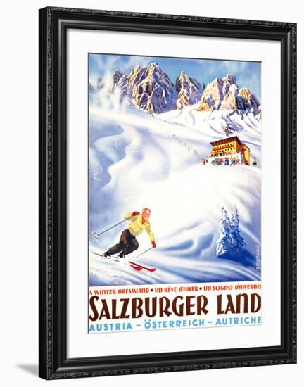 Salzburger Land-Unknown Unknown-Framed Giclee Print