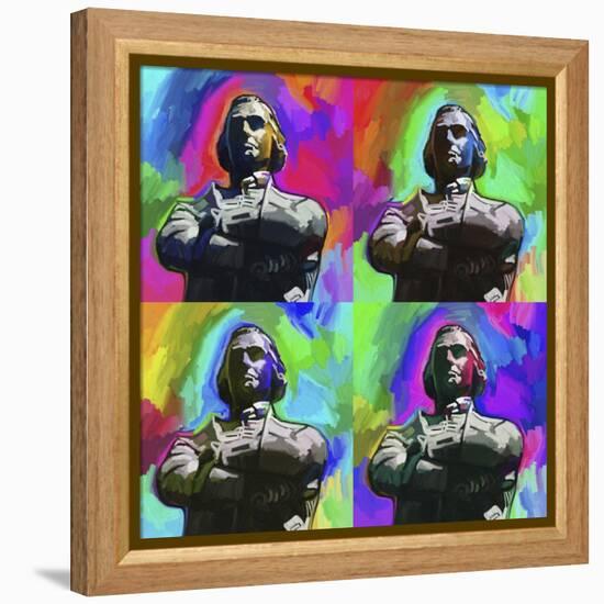 Sam Adams Pop Art-Howie Green-Framed Premier Image Canvas