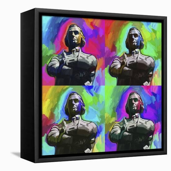 Sam Adams Pop Art-Howie Green-Framed Premier Image Canvas