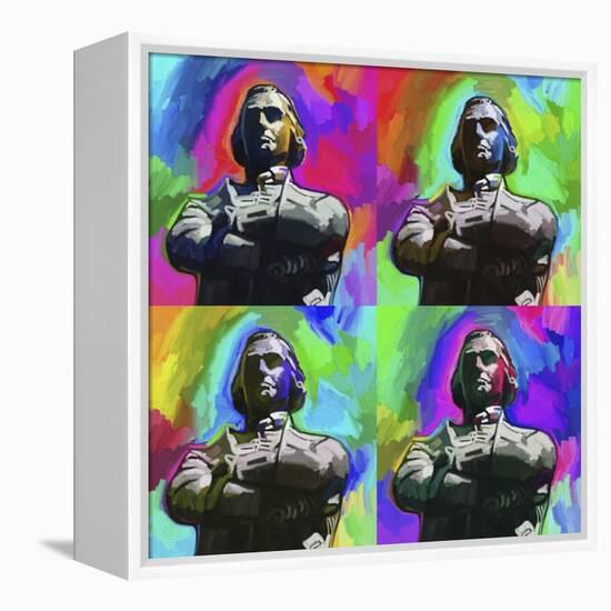 Sam Adams Pop Art-Howie Green-Framed Premier Image Canvas