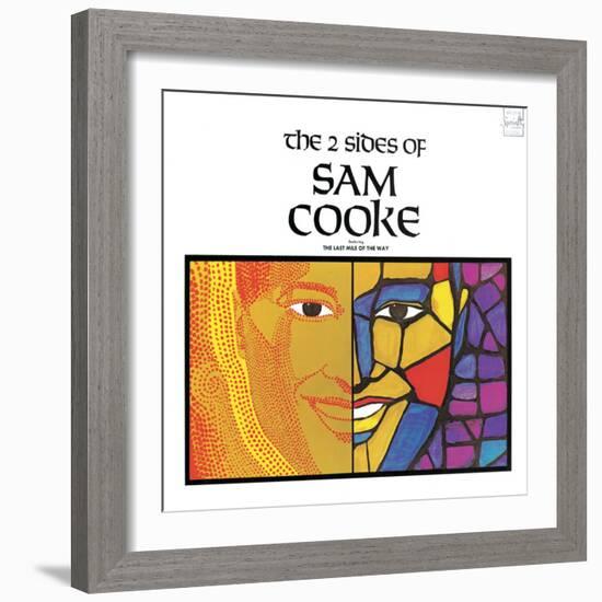 Sam Cooke - The 2 Sides of Sam Cooke-null-Framed Art Print