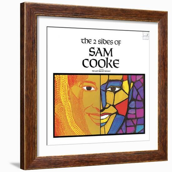 Sam Cooke - The 2 Sides of Sam Cooke-null-Framed Art Print