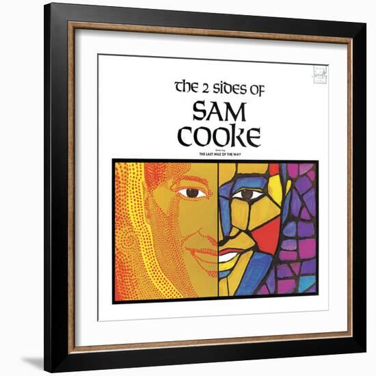 Sam Cooke - The 2 Sides of Sam Cooke-null-Framed Art Print