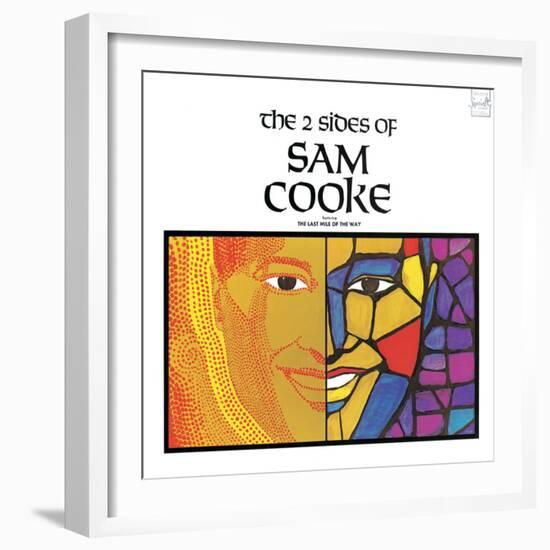 Sam Cooke - The 2 Sides of Sam Cooke-null-Framed Art Print