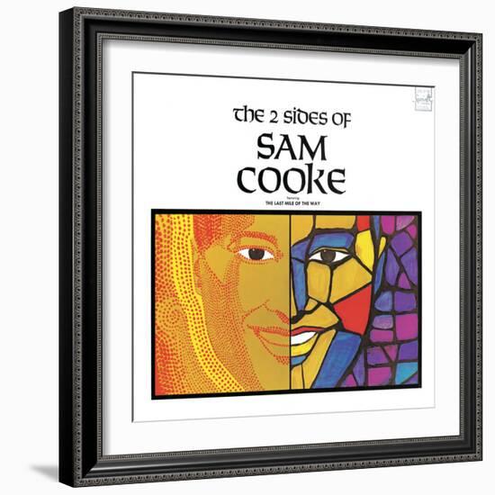 Sam Cooke - The 2 Sides of Sam Cooke-null-Framed Art Print