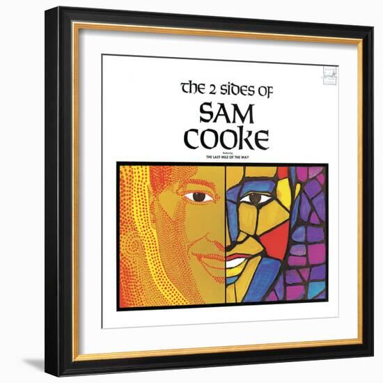 Sam Cooke - The 2 Sides of Sam Cooke-null-Framed Art Print