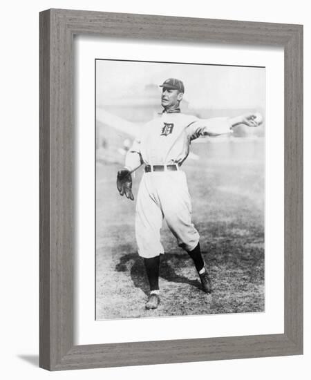 Sam Crawford, Detroit Tigers, Baseball Photo No.1 - Detroit, MI-Lantern Press-Framed Art Print