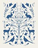 Mandala Floral - Azure-Sam Kemp-Giclee Print