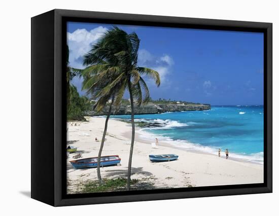 Sam Lords Beach, Barbados, West Indies, Caribbean, Central America-John Miller-Framed Premier Image Canvas