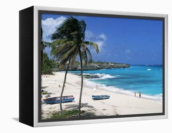 Sam Lords Beach, Barbados, West Indies, Caribbean, Central America-John Miller-Framed Premier Image Canvas