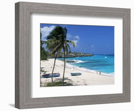 Sam Lords Beach, Barbados, West Indies, Caribbean, Central America-John Miller-Framed Photographic Print