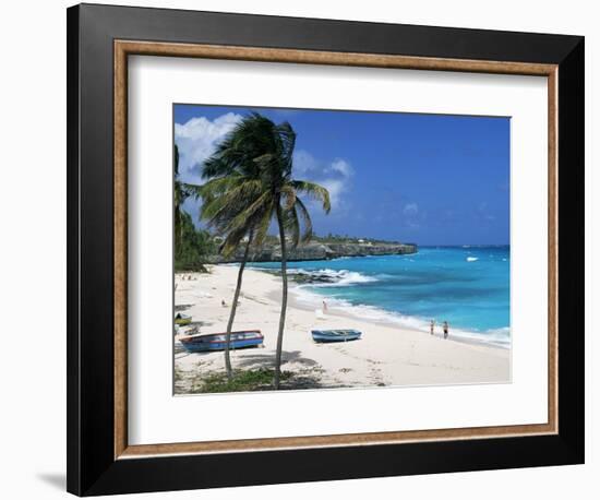 Sam Lords Beach, Barbados, West Indies, Caribbean, Central America-John Miller-Framed Photographic Print