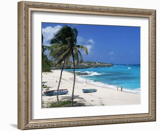 Sam Lords Beach, Barbados, West Indies, Caribbean, Central America-John Miller-Framed Photographic Print