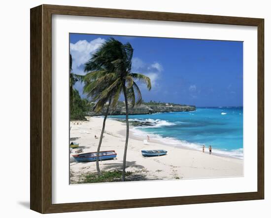 Sam Lords Beach, Barbados, West Indies, Caribbean, Central America-John Miller-Framed Photographic Print