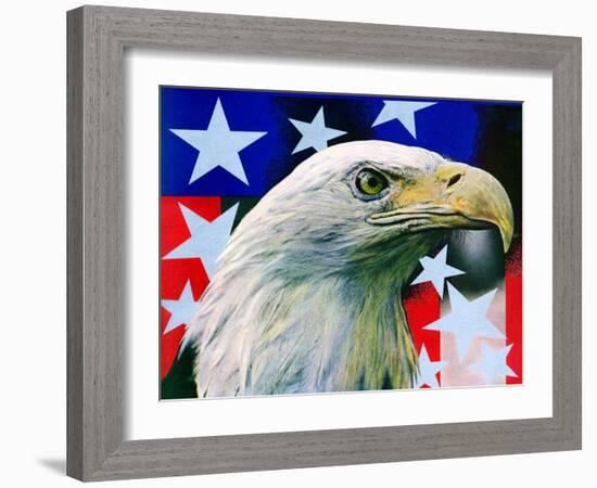 "Sam the American Eagle,"July 1, 1939-Arthur H. Fisher-Framed Giclee Print