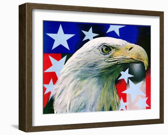 "Sam the American Eagle,"July 1, 1939-Arthur H. Fisher-Framed Giclee Print