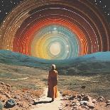 Rings of Orange - Space Collage-Samantha Hearn-Photographic Print