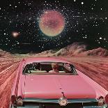 Pink Space Barbie Collage Art-Samantha Hearn-Giclee Print