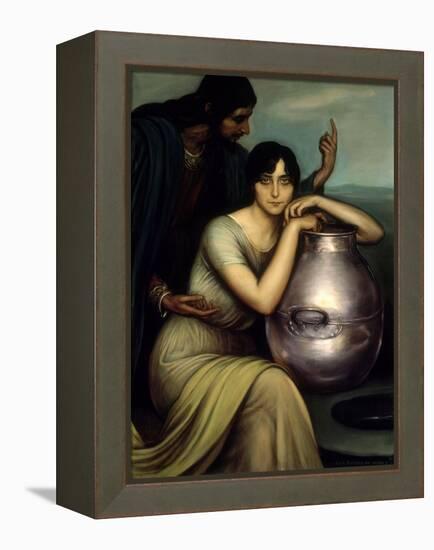 Samaritan Woman 1920-Julio Romero de Torres-Framed Premier Image Canvas