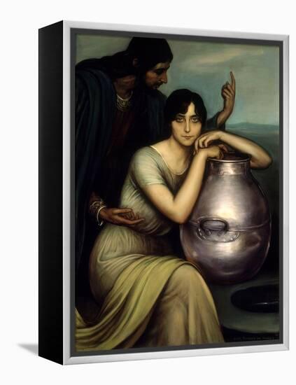Samaritan Woman 1920-Julio Romero de Torres-Framed Premier Image Canvas