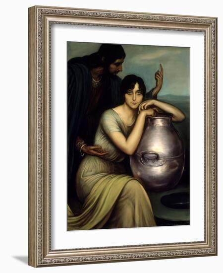 Samaritan Woman 1920-Julio Romero de Torres-Framed Giclee Print