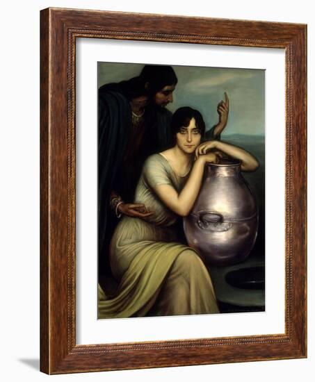 Samaritan Woman 1920-Julio Romero de Torres-Framed Giclee Print