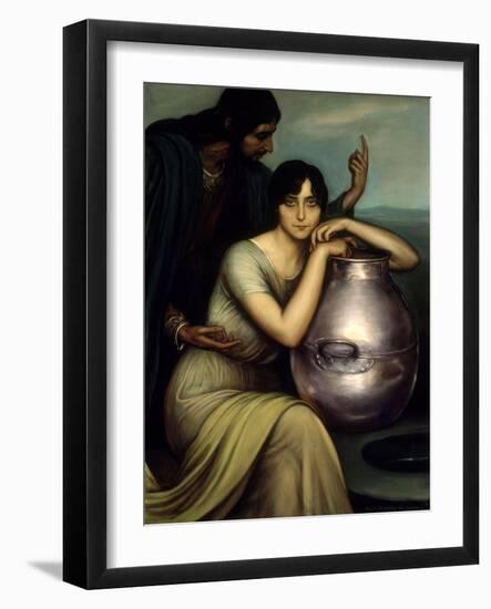 Samaritan Woman 1920-Julio Romero de Torres-Framed Giclee Print