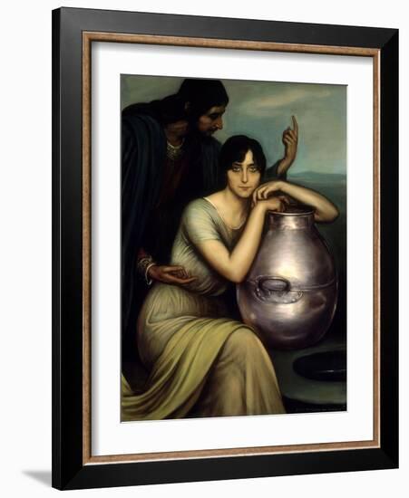 Samaritan Woman 1920-Julio Romero de Torres-Framed Giclee Print