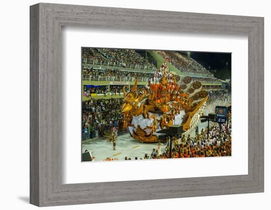 Samba Parade at the Carnival in Rio De Janeiro, Brazil, South America-Michael Runkel-Framed Photographic Print